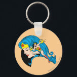 Wonder Woman Profile Background Keychain<br><div class="desc">Wonder Woman -DC Originals</div>