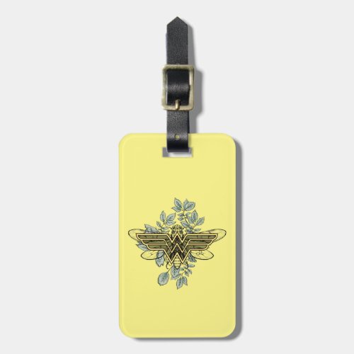 Wonder Woman Queen Bee Logo Luggage Tag