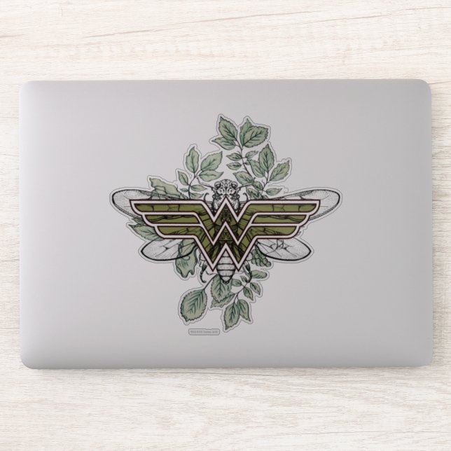 Wonder Woman Queen Bee Logo Sticker (Computer)