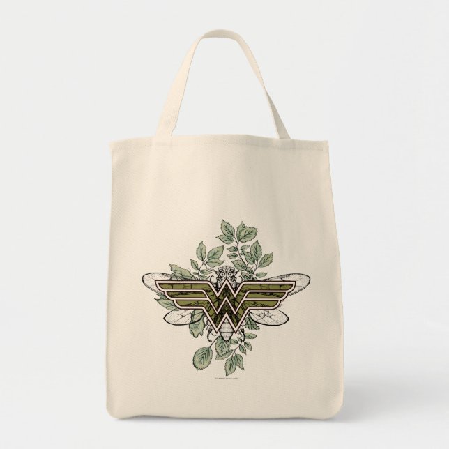 Wonder Woman Queen Bee Logo Tote Bag (Front)
