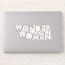 Wonder Woman Rainbow Logo Sticker