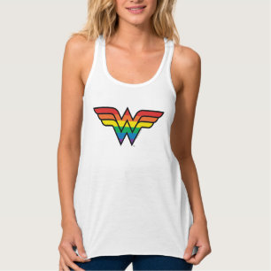 Wonder Woman Rainbow Logo Tank Top