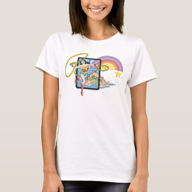 Wonder Woman Rainbow T-Shirt (Front)