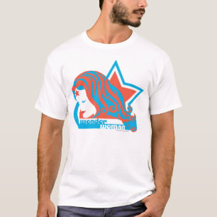 Wonder Woman Red & Blue Star T-Shirt