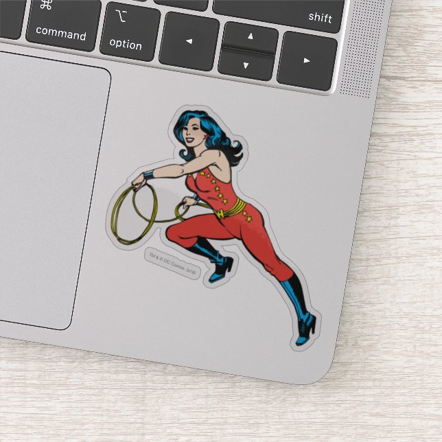 Wonder Woman Red Outfit Sticker (Detail)