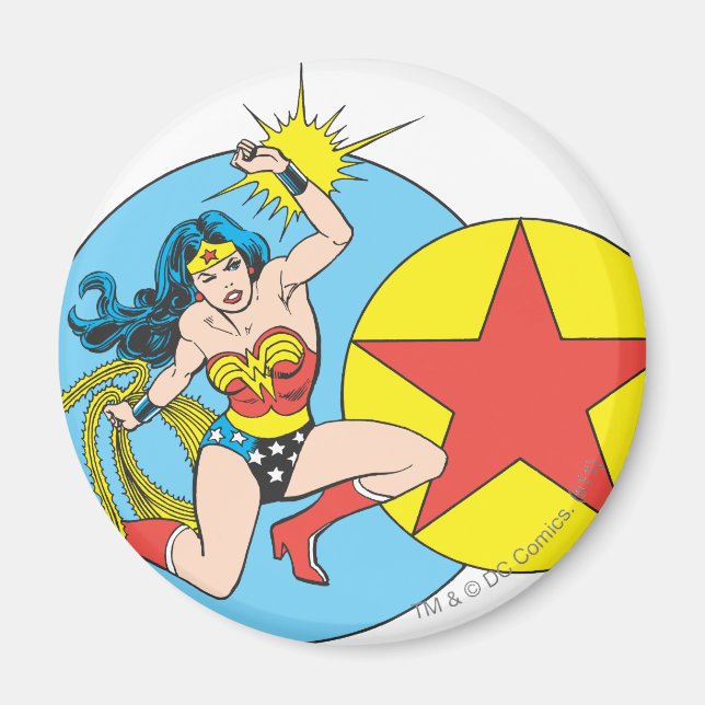 Wonder Woman Red Star Magnet (Front)