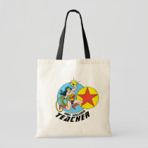 Wonder Woman Red Star Teacher Tote Bag