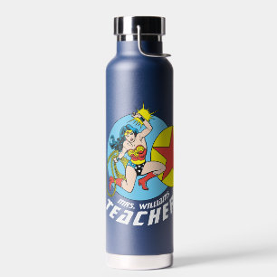 Wonder Woman Red Star Teacher Water Bottle