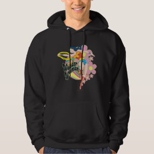 Wonder Woman Retro Flowers Hoodie