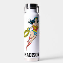 Wonder Woman Run | Add Your Name Water Bottle