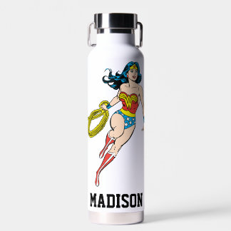 Wonder Woman Run | Add Your Name Water Bottle