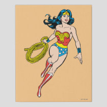 Wonder Woman Run Faux Canvas Print