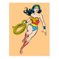 Wonder Woman Run Postcard
