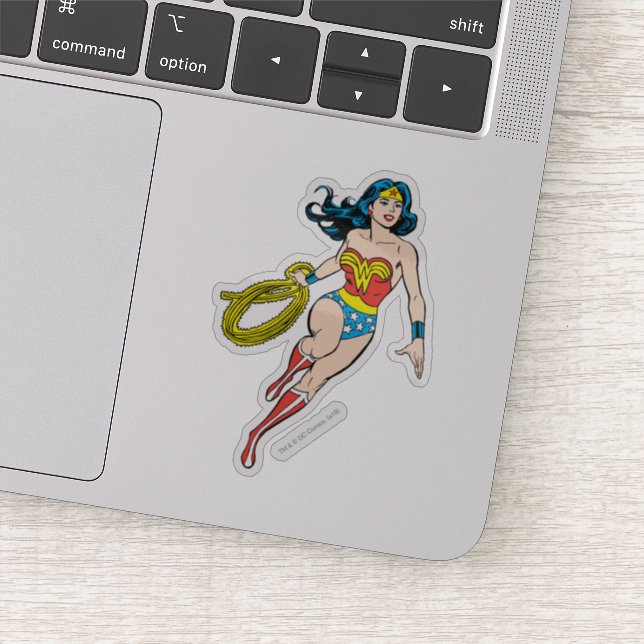 Wonder Woman Run Sticker (Detail)
