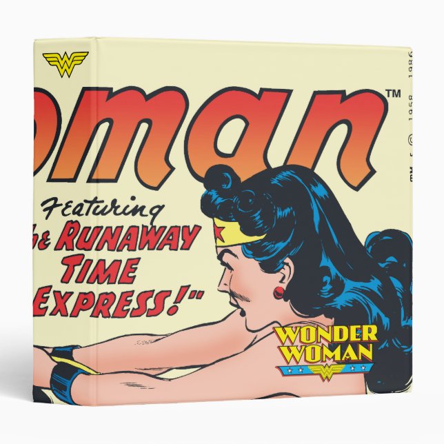 Wonder Woman Runaway Time Express Binder (Front/Spine)