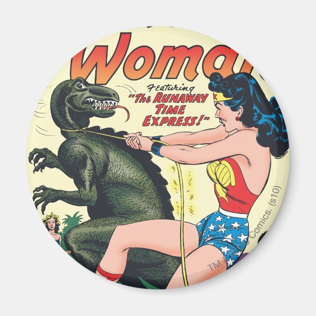 Wonder Woman Runaway Time Express Magnet (Front)