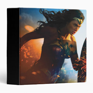 Wonder Woman Running on Battlefield Binder