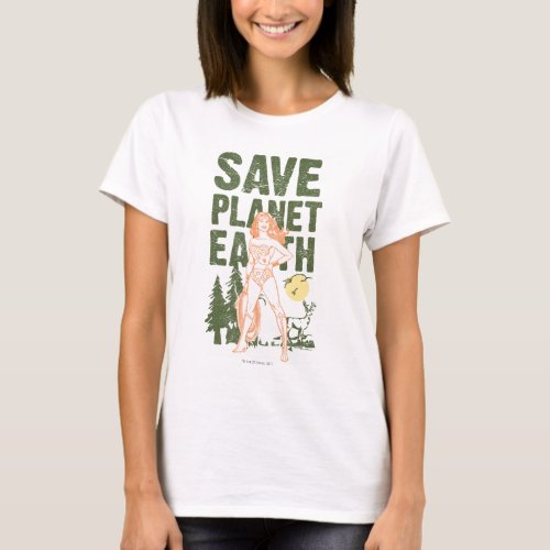 Wonder Woman Save Planet Earth T_Shirt