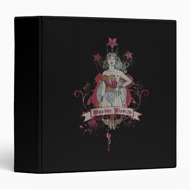 Wonder Woman Shooting Stars Binder (Front/Spine)