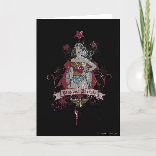 Wonder Woman Shooting Stars Card (Front)