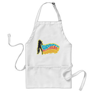 Wonder Woman Silhouette Adult Apron