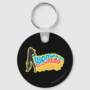 Wonder Woman Silhouette Keychain