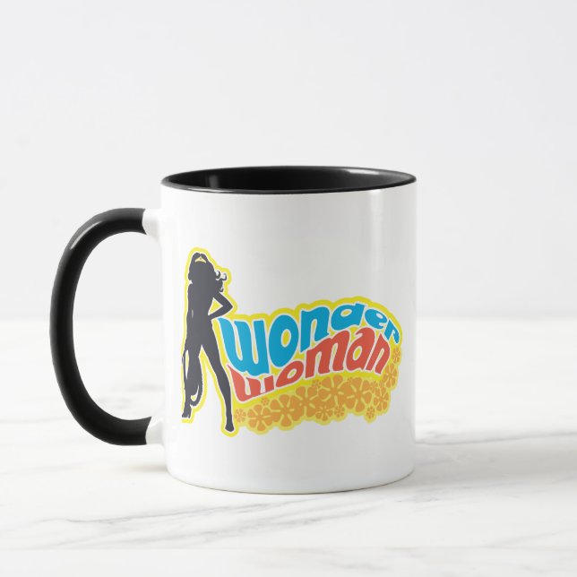 Wonder Woman Silhouette Mug (Left)