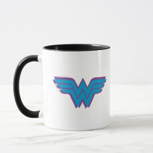 Wonder Woman Spray Paint Logo Mug