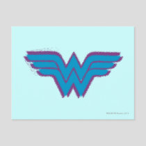 Wonder Woman Spray Paint Logo Postcard
