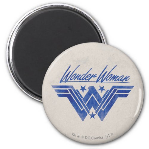 Wonder Woman Stacked Stars Symbol Magnet