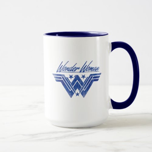 Wonder Woman Stacked Stars Symbol Mug