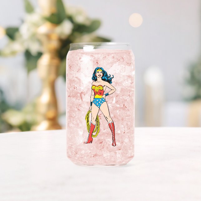 Wonder Woman Standing Can Glass (Insitu (Wedding))