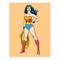 Wonder Woman Standing Postcard