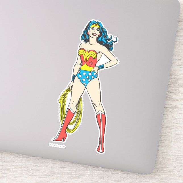 Wonder Woman Standing Sticker (Detail)