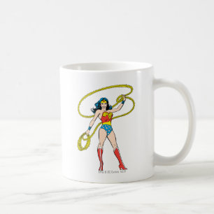 Wonder Woman Standing with Lasso Coffee Mug