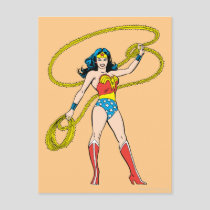 Wonder Woman Standing with Lasso Postcard