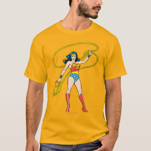 Wonder Woman Standing with Lasso T-Shirt