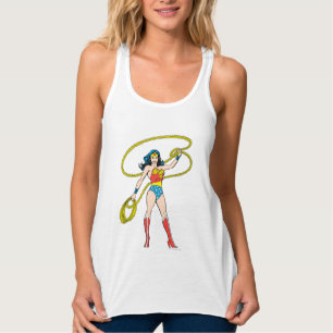 Wonder Woman Standing with Lasso Tank Top