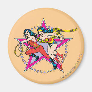 Wonder Woman Star Background Magnet