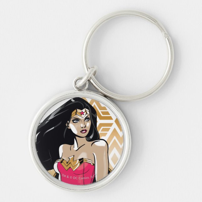 Wonder Woman Strength Keychain (Front)
