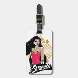 Wonder Woman Strength Luggage Tag