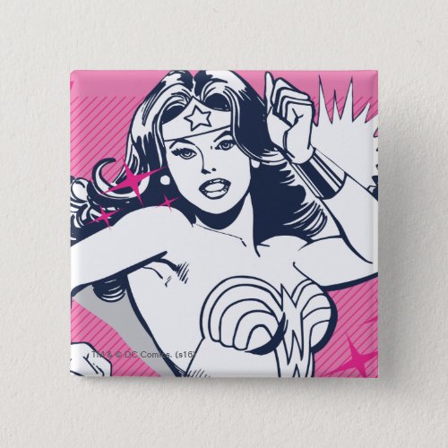 Wonder Woman Strength  Power Pinback Button