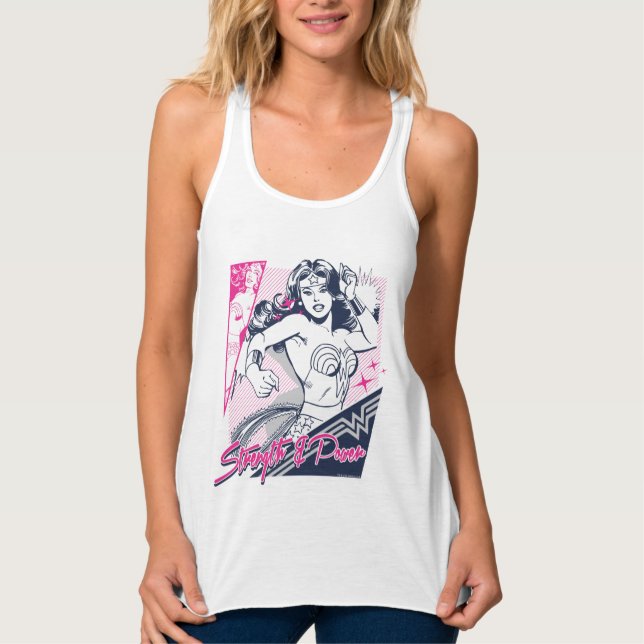 Wonder Woman Strength & Power Tank Top (Front)