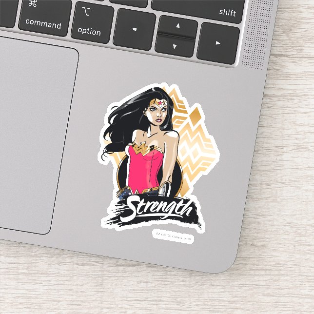 Wonder Woman Strength Sticker (Detail)