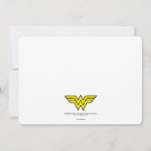 Wonder Woman | Super Hero Baby Shower Invitation (Back)