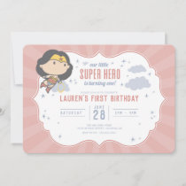 Wonder Woman | Super Hero First Birthday Invitation
