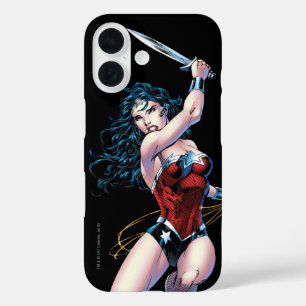 Wonder Woman Swinging Sword iPhone 16 Case