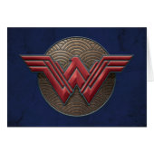 Wonder Woman Symbol Over Concentric Circles (Front Horizontal)