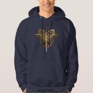 Wonder Woman Symbol With Sword Of Justice Hoodie at Zazzle