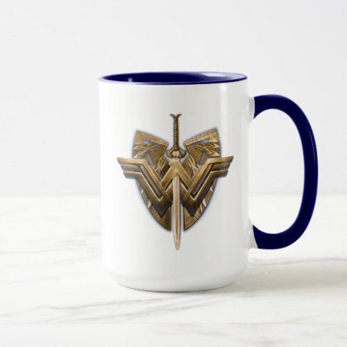 Wonder Woman Symbol With Sword of Justice Mug